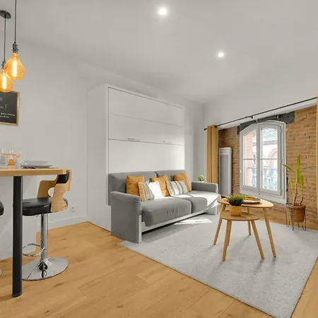 Le Floral - Cosy Studio Climatise Avec Parking Prive Et Netflix Toulouse Extérieur photo